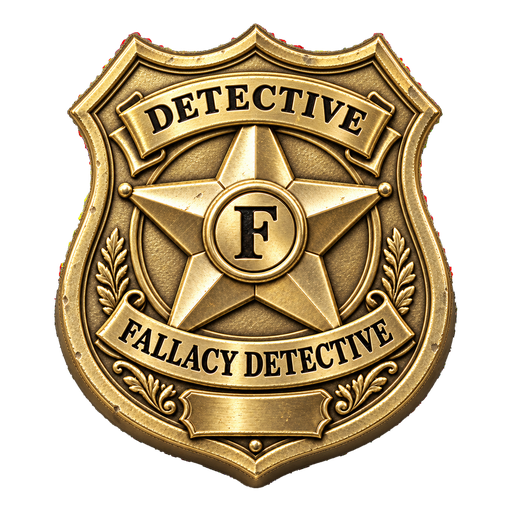 Fallacy Files detective badge
